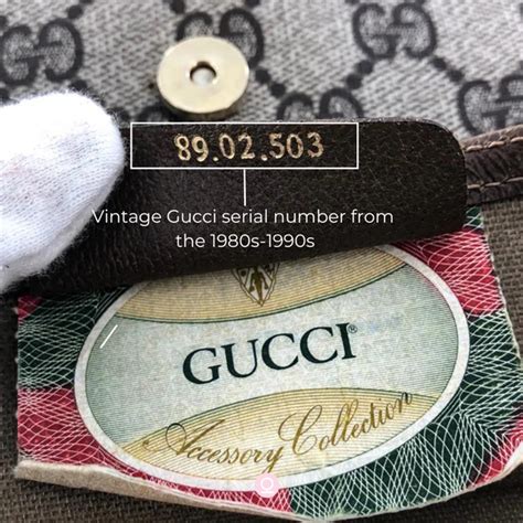 etichetta gucci vintage|Gucci purse serial number.